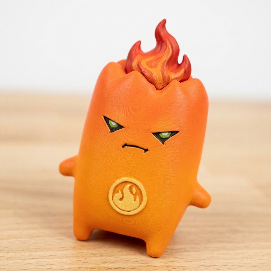 3D Printed Fire Sprite (Base)